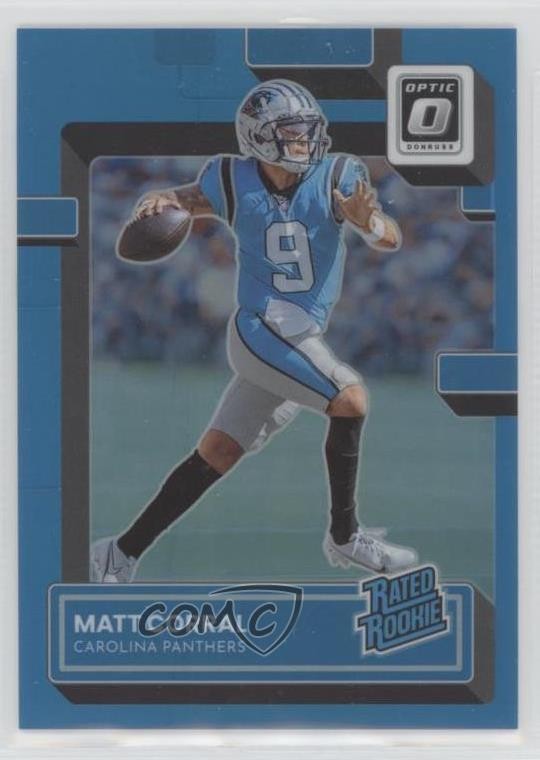 2022 Panini Donruss Optic Rated Aqua Prizm /299 Matt Corral #204 Rookie RC 11oq