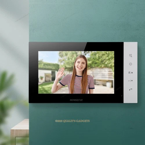 HOMSECUR 7" Display Monitor Indoor Unit 1080P for Audio Video Doorbell Intercom