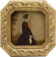 3X3 Small Vintage Picture Frame, Mini Antique Ornate Gold Photo Frame, Tiny Retr