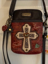 $31.50 (WAS $39.50)   CHALA CROSS CELL PHONE CROSSBODY  BAG - 3 RFID CC POCKETS