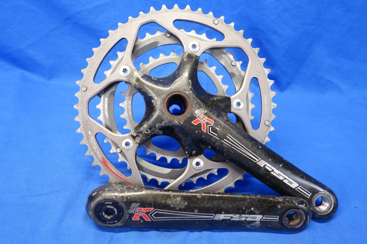 FSA Black Bicycle Cranksets with Triple Chainrings Just Listed 2026