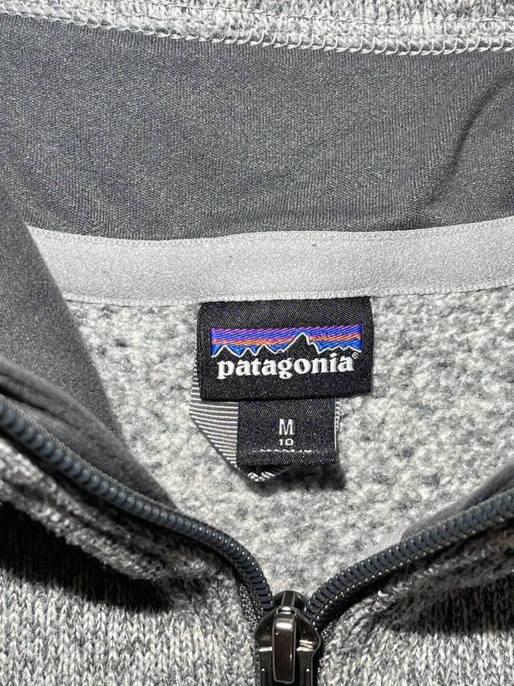 Suéter Patagonia Better 1/4 Cremallera Niño Talla Mediana (10) Lavado a Piedra Pullover Chaqueta Foto 4 de 4
