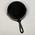 Vintage Wagner Sidney Arc Straight Logo #5A Cast Iron Skillet With Heat Ring
