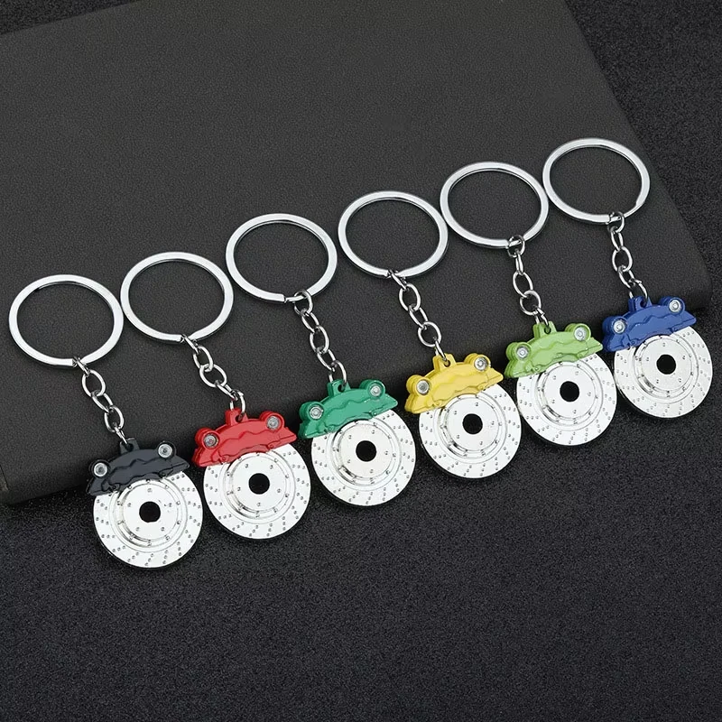 Creative Metal Car Keychain Zinc Alloy Turbo Gearbox Brake Disc Pendant Gift UK - Image 4 of 4