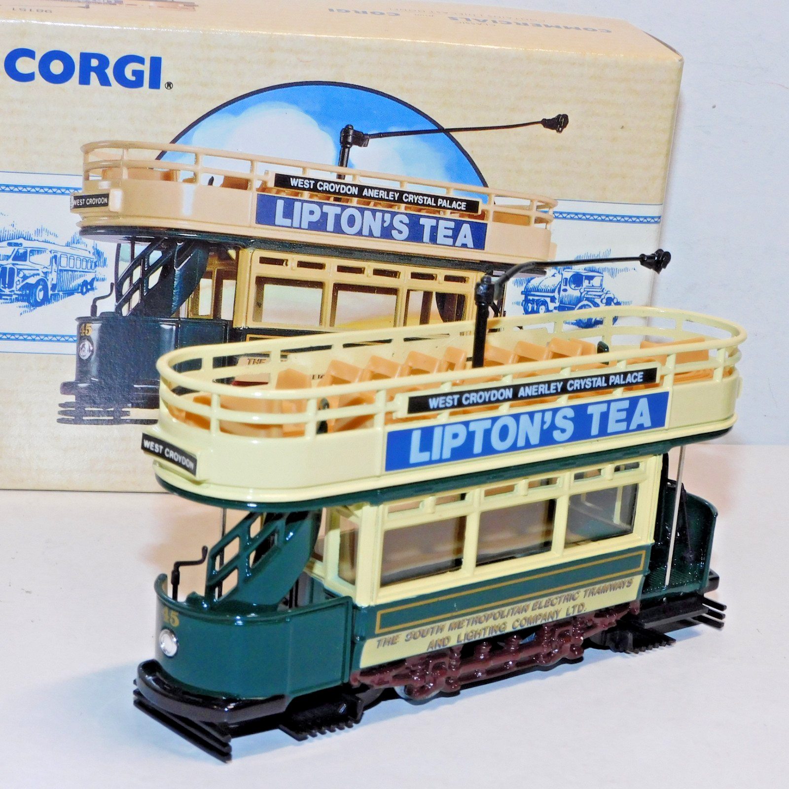 CORGI DICK KERR OPEN TOP TRAM SOUTH METROPOLITAN  98151