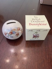 Royal Doulton Bunnykins Money Ball Coin Bank