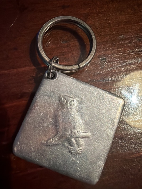 Wendell August Forge Owl Key Chain