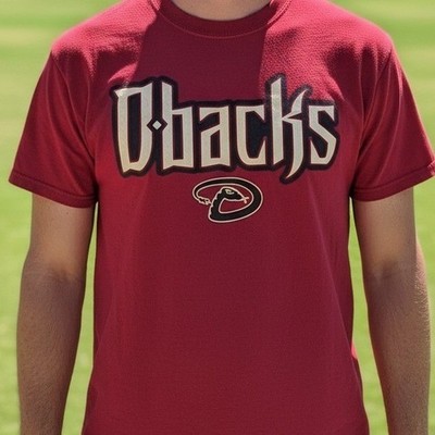 Arizona Diamondbacks MLB Baseball T Shirt Men's Medium Red CSA Pre Shrunk