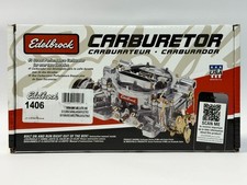 Edelbrock 1406 600 Cfm 4barrel Square Bore Carburetor W Electric Choke New