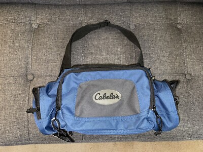 Cabelas Duffel Travel Camping Bag Blue Outdoor Gear 4 Pocket 7'' x 14 1/2'' X 7 