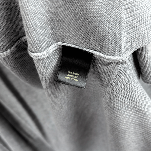 Worthington Sweater Womens L 0X Cardigan Open Longline 100% Rayon Heather Gray - Picture 5 of 12