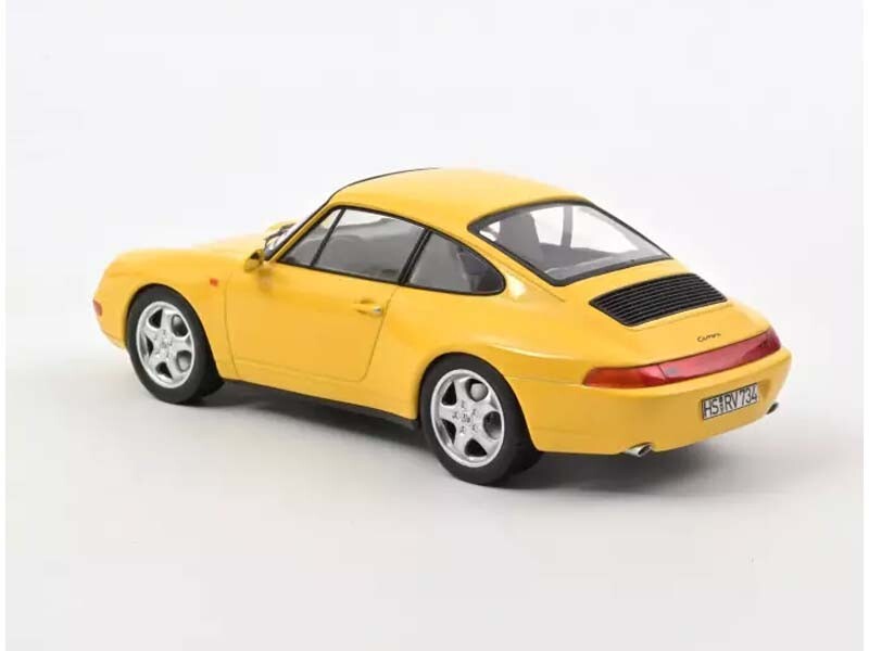 ミニカー NOREV PORSCHE CARRERA 1994 Porsche 911 Carrera Yellow - Diecast 1:18 Scale Model