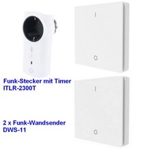 PD-882 DIW-Funk-Steuerung Timer Warmwasser-Umwälzpumpen Intertechno 2xWandsender