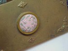 ANTIQUE CHINESE CLOISONNE ENAMEL BRASS HUMIDOR CIGARETTE BOX Pink Floral Insert — photo 6