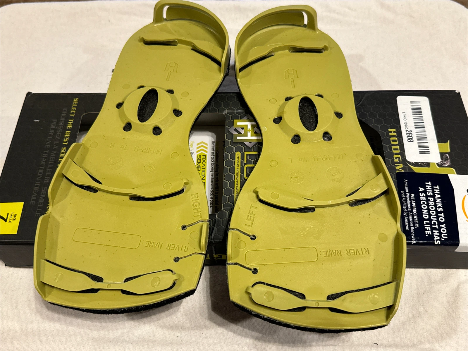 FELT Soles Hodgman H-Lock WadeTech Interchangeable Wading Fishing Boot Sz Small
