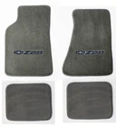 NEW! Carpet Floor Mats 1982-2002 Camaro Z28 Embroidered Logo in Black on Fronts