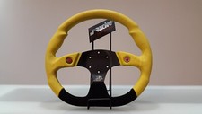 Volante sportivo SIMONI RACING X2 COMPETITION 350 MM giallo/nero Made in Italy