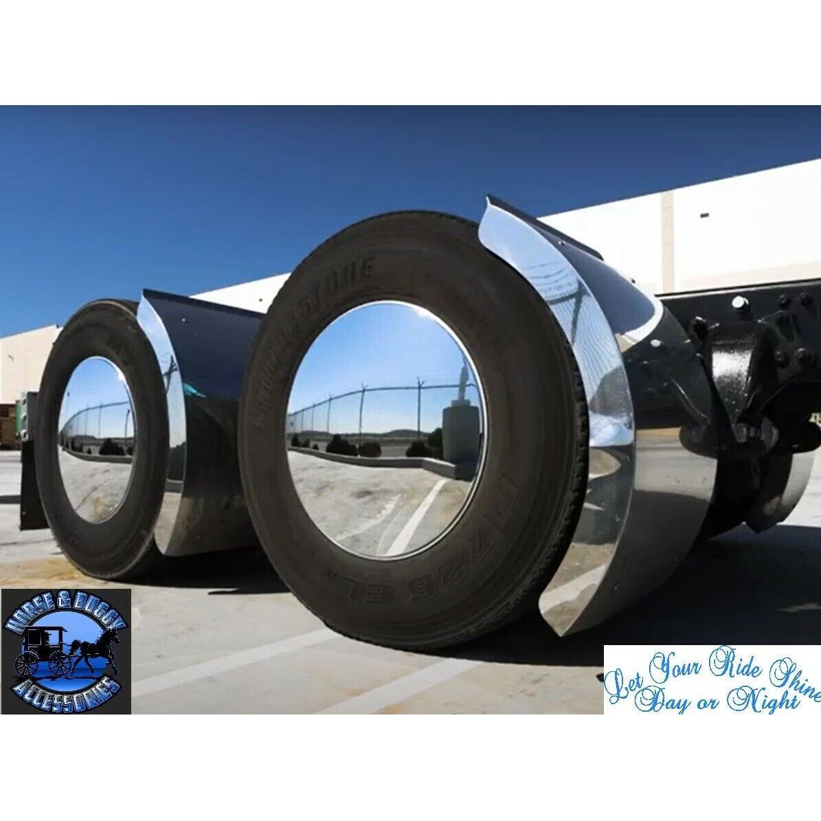 Aero Full-Moon Rear Axle Cover Kit mirror Chrome universal up-10326 | eBay