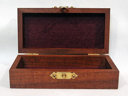 Wood, Display Case, Custom Made, Walnut (West Coast) Case/Box #1936, New USA - Picture 7 of 11