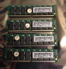 4x 8MB 72-Pin 60ns EDO Non-Parity 2Mx32 SIMM Memory 32MB Apple Macintosh PC Unix
