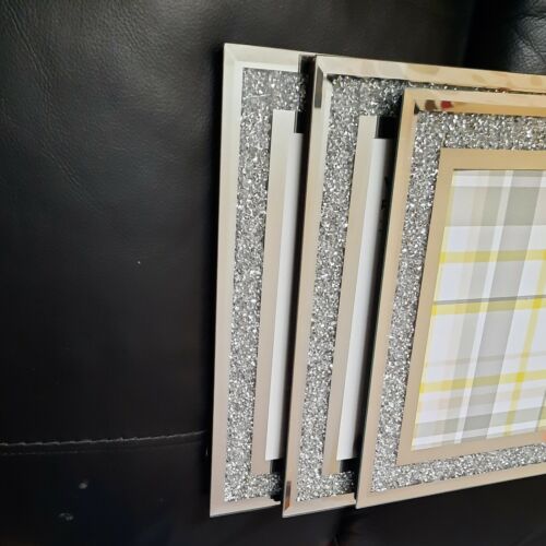 SPARKLE GLAMOUR CRUSHED CRYSTAL GLITTER DIAMANTE PHOTO FRAME, CHOICE OF 4 SIZES - Picture 18 of 20