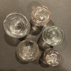 VINTAGE GLASS INKWELL COLLECTION OF 5 — photo 5