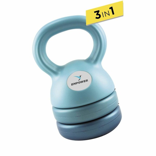 Empower Kettlebell Weight Set for Women Adjustable Kettlebells 5 Lbs 8