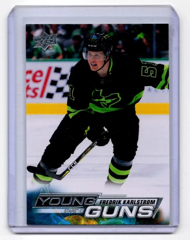 2022-23 Upper Deck Young Guns Fredrik Karlstrom Rookie Dallas Stars #229 - Bild 1 von 1