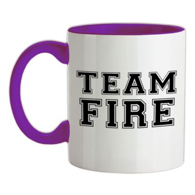 Team Fire - Keramiktasse - Gladiator TV Game Show Name Anwärter