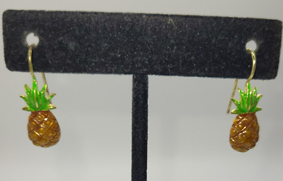 Earrings Avon Pierced Pineapples French Wire