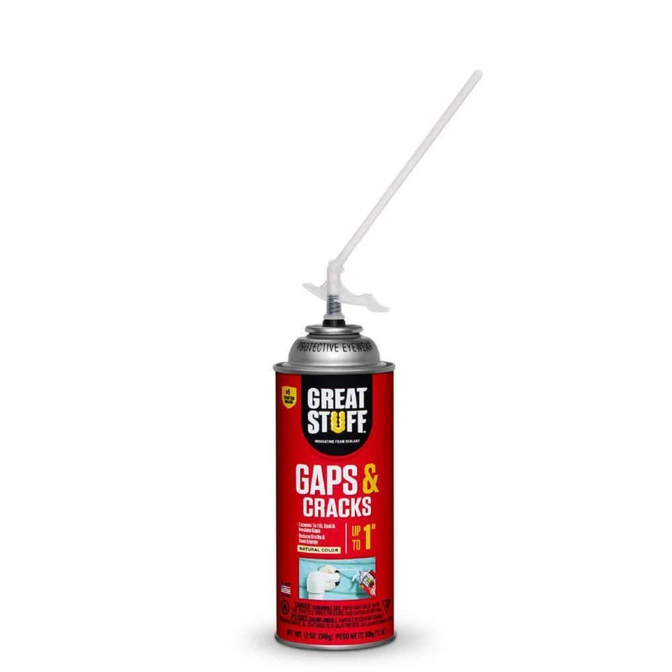 12oz Gaps & Cracks Insulating Spray Foam Sealant Expands Up to 1" Airtight Seal - Image 2 of 4
