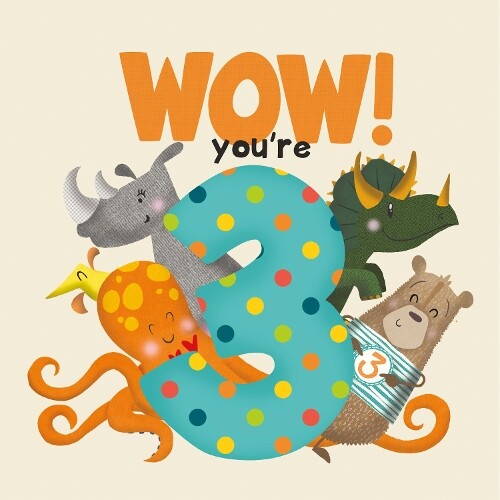 Thumbnail - Lucy Tapper Wow You're Three Birthday Book (taschenbuch) (us Import)