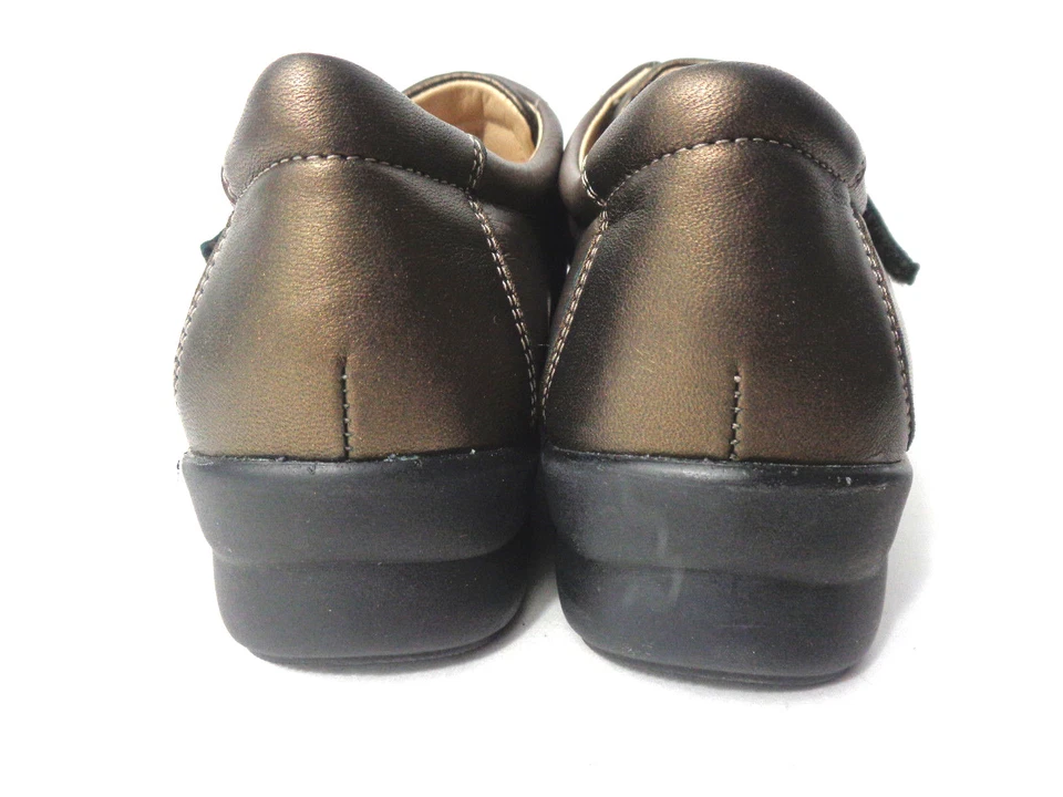 FIDELIO Helga H UK 4.5 US 7M Taupe Oscuro y Bronce Oxford Informal Zapatos para Caminar Foto 3 de 4