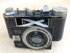 Krauss Peggy G.A Vintage 1930s Black Camera w/ 5cm f/2.8 Tessar - Rare
