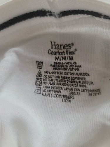 Hanes Comfort Soft Boys Cotton Brief Stretch Boy White Solid Medium M NWOT - Picture 7 of 8