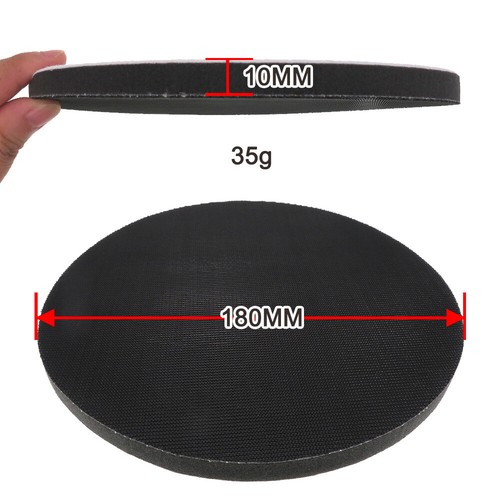 7" 180mm 10mm Thick Hook & Loop Soft Foam Interface Pad Backing Pads Polishing - Picture 2 of 6