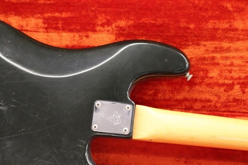 LEFT HAND Fender Precision Bass vintage 1976 USA Black - Picture 5 of 13