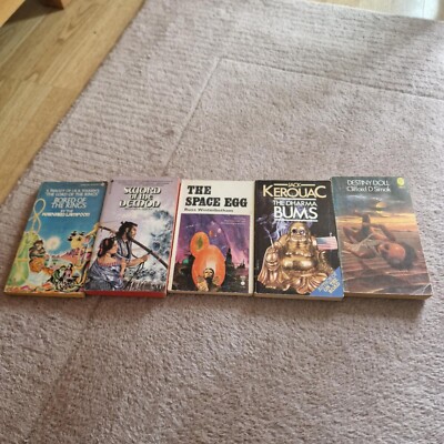 Sci Fi Fantasy Vintage Mixed Author Bundle 5 Paperback books #I21X314