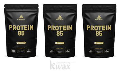 (EUR 22,14/kg) 3-er Pack - Peak Protein 85 - 3 x 900g = 2700g