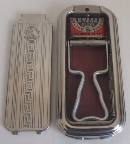 ROLLS RAZOR Viscount Traveler, Inglaterra c.1955 —correa y afilado nunca usadas — excelente - Imagen 3 de 15
