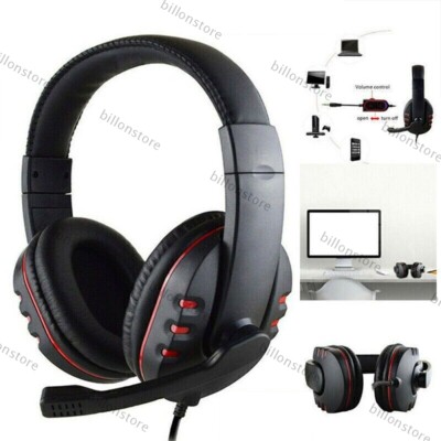 Gaming Headset Gaming Kopfhörer mit Mikrofon HD für PS4 PC Xbox One PS5 USB