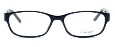 Enhance Optical Designer Blue Light Blocking Reading Glasses 3959 in Black 53mm