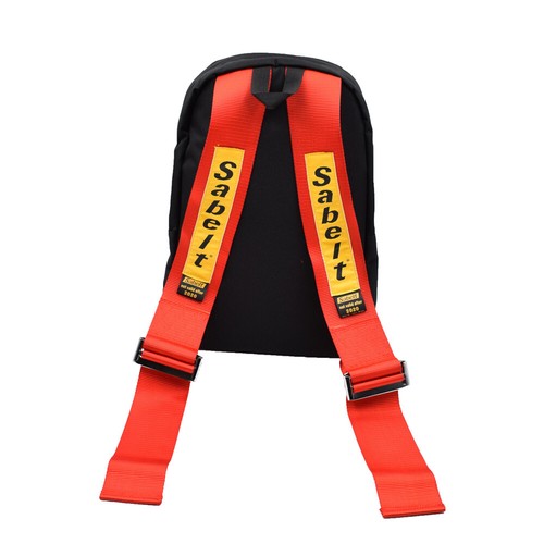 TAKATA RECARO NISMO BRIDE Fabric Racing Seatbelt Strap Backpack Shoulders Bag - Picture 20 of 35