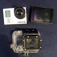 HERO3 GoPro Camera w/LCD Touchscreen, Waterproof Case, & Battery (Tested/Works)