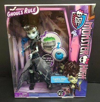 Monster High Frankie Stein Ghouls Rule Doll 2012 Mattel New