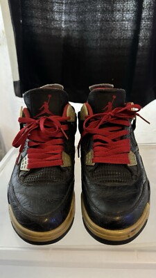 Nike Jordan 4 Rare Air Black Laser Size 7 | eBay