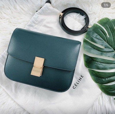 celine box green