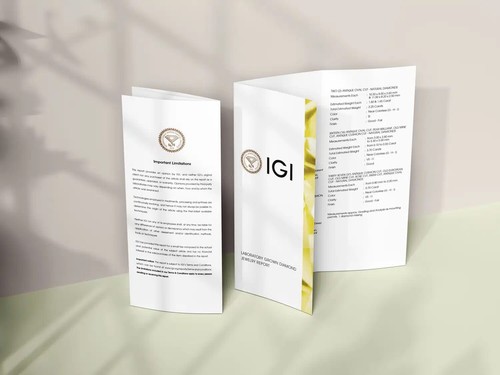 IGI- 4.00ct D/VVS2 Lab Grown Radiant Cut Diamond Bezel Set Ring, 18k Yellow Gold - Picture 9 of 10