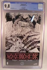 Redneck #1 Comic Convention Exclusive Edition Sketch Cover CGC Graded 9.8