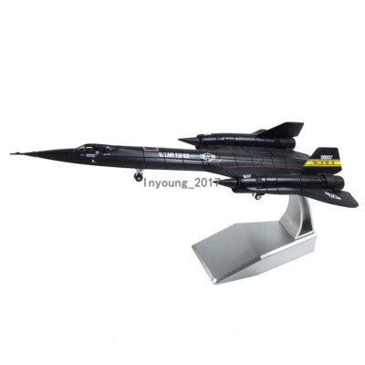1:144 Lockheed SR-71 Blackbird Reconnaissance Airplane Model Metal Diecast Plane